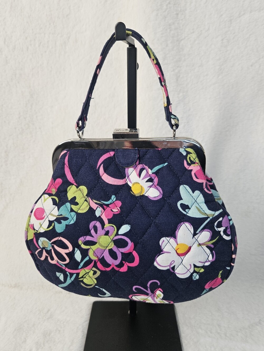Vera Bradley Mini Kiss Lock Handbag